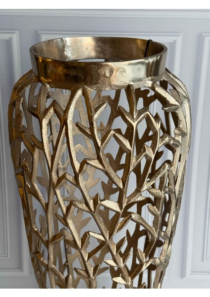 Arbol Eskitme Gold Delikli Vazo-72 cm fırsatları