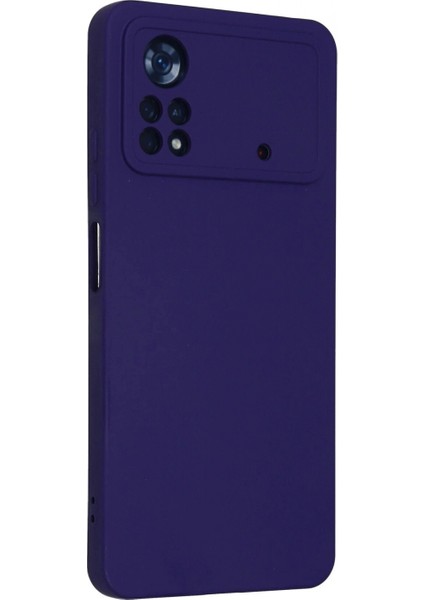 Ieg Xiaomi Poco X4 Pro 5g Kılıf Nano Içi Kadife Silikon - Mor modelleri
