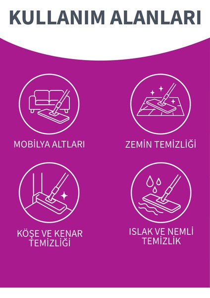 Clip Mop Paspas Temizlik Seti Mandallı