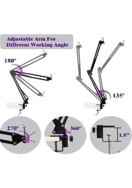 10 Inç 26 cm Ring Light Esnek Masaüstü Mengeneli Tiktoker Ring Light LED Selfie Yayın Işığı indirimleri