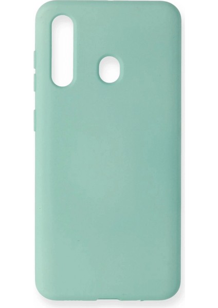 Samsung Galaxy M40 Kılıf Nano içi Kadife Silikon - Turkuaz