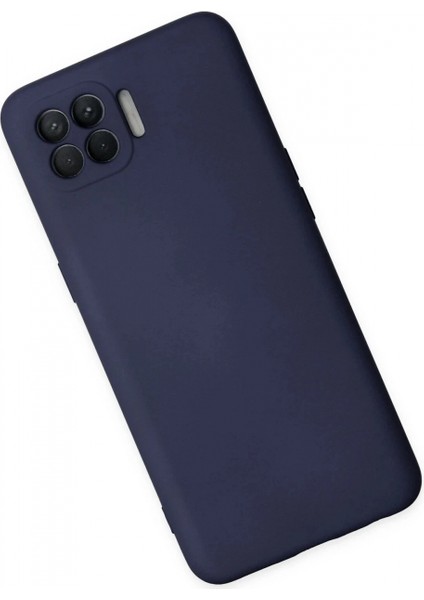Oppo Reno 4 Lite Kılıf Nano Içi Kadife Silikon - Lacivert modelleri