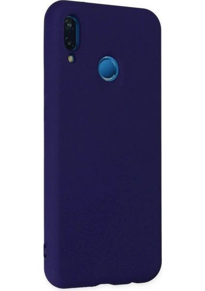 Huawei P20 Lite Kılıf Nano Içi Kadife Silikon - Mor fiyatları