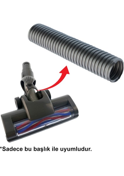 Süpürge Emici Başlık Ara Hortum, Kiwi Kvc 4040 ile Uyumlu fiyatları