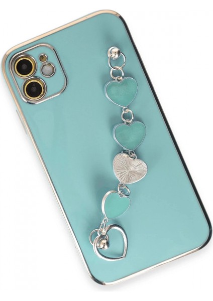 iPhone 12 Kılıf Esila Silikon - Su Yeşili modelleri