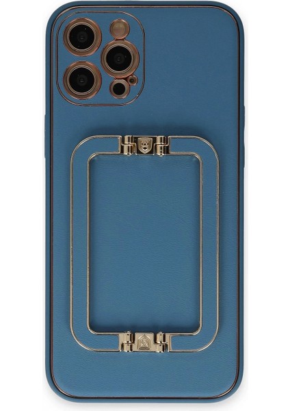 iPhone 12 Pro Max Kılıf Coco Elit Kapak - Mavi