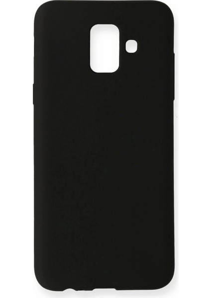 Samsung Galaxy A6 2018 Kılıf First Silikon - Siyah