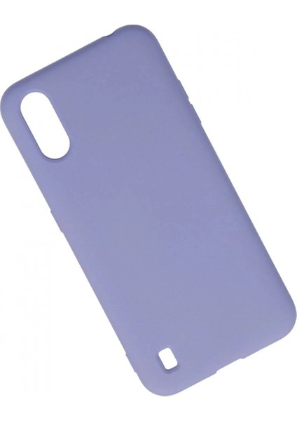 Samsung Galaxy A01 Kılıf Nano Içi Kadife Silikon - Lila fiyatları