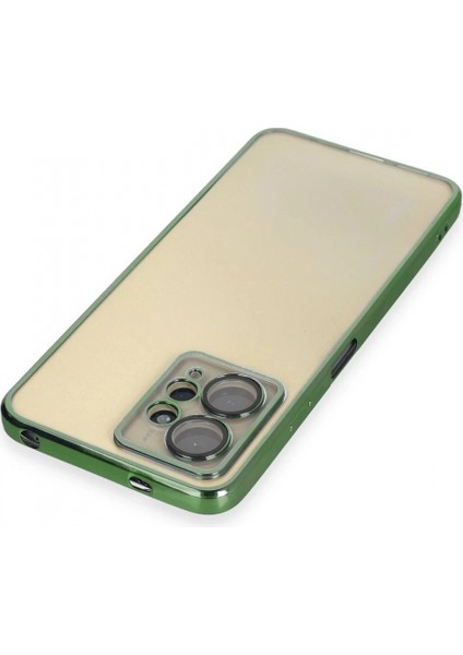 Xiaomi Redmi Note 12 4g Kılıf Lensli Silikon - Yeşil modelleri