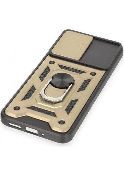 Xiaomi Redmi Note 12 4g Kılıf Pars Lens Yüzüklü Silikon - Gold indirimleri