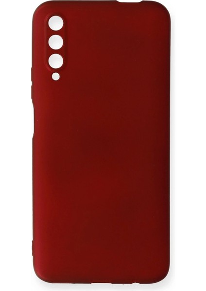 Huawei P Smart Pro / Y9S Kılıf First Silikon - Bordo