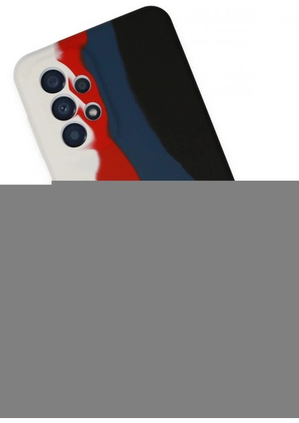 Samsung Galaxy A53 5g Kılıf Ebruli Lansman Silikon - Beyaz-Siyah fiyatları