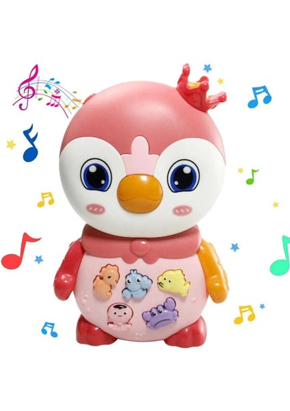 Yuncak Işıklı ve Müzikli Sevimli Penguen Bebek Piyanosu
