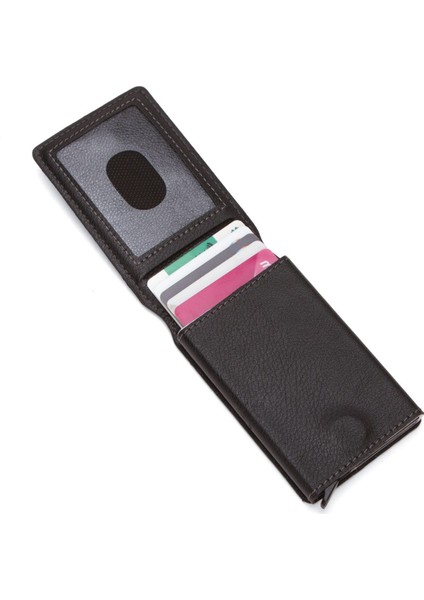 Erkek Mekanizmalı Kartlık ve Cüzdan NEWPOLO377 - Siyah fiyatları