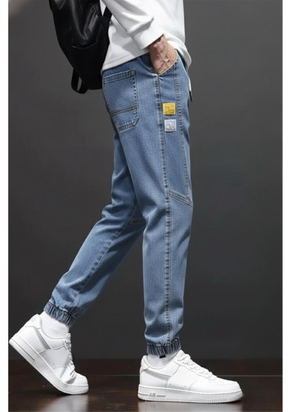 Reax Joss Beli ve Paçası Lastikli Ipli Jogger Kesim Erkek Jean Pantolon fiyatları