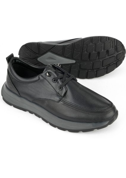 , Erkek Hakiki Deri Konfor Ayakkabı 15310Z809 Siyah fırsatları