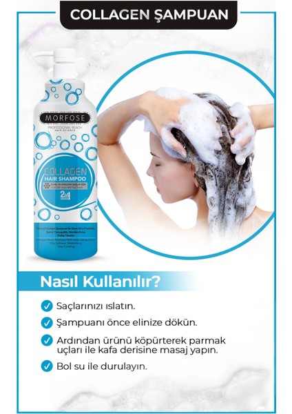 Şampuan 1000ML Mavi Seri Collagen modelleri