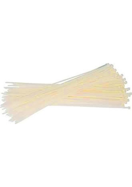 Plastik Çırt Kelepçe 100 Parça Beyaz 3.6x300mm (4915) Go-53-vice/(1395)