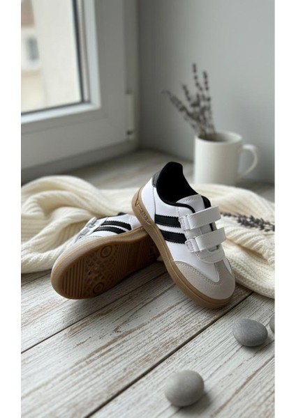 Unisex Günlük Işıklı Çocuk Cırtlı Yürüyüş Koşu Sneaker Spor Ayakkabı fiyatları