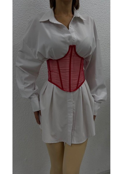 Corsetta Bel Aksesuarı - Kırmızı modelleri