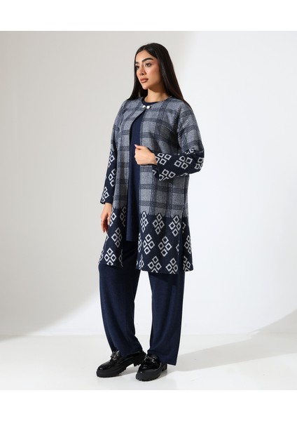 Pamuk Örme Ceketli Üç Parça Takım fiyatları