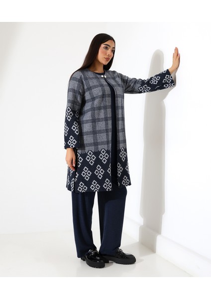 Pamuk Örme Ceketli Üç Parça Takım fırsatları