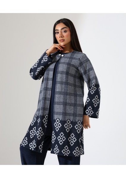 Pamuk Örme Ceketli Üç Parça Takım