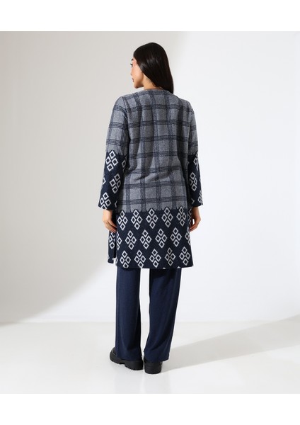 Pamuk Örme Ceketli Üç Parça Takım