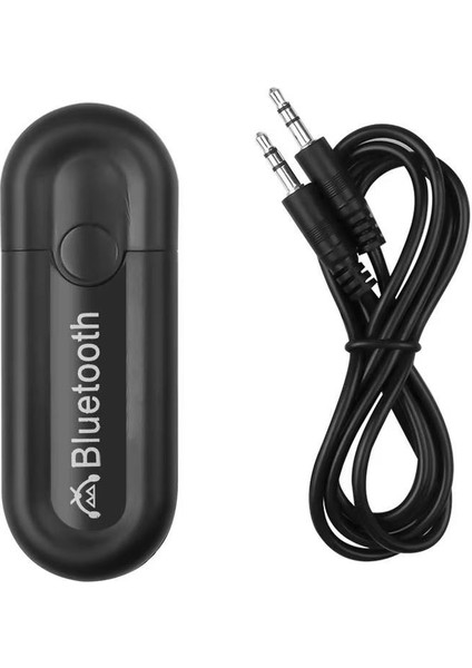 HJX-001 Araba USB Bluetooth 5 Adaptörü Ses Müzik Verici Alıcı 3.5mm Aux Tv Pc Kulaklıklar Için