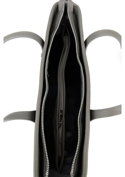 , Kadın Hakiki Deri Omuz ve El Çantası 153979Z5018 Gri fırsatları