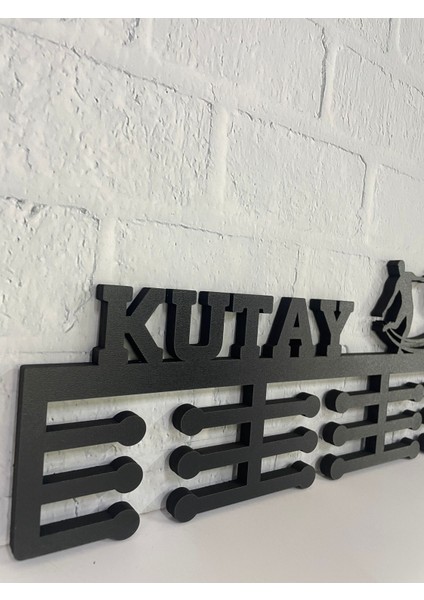 Madalya Askısı Futbol Temalı - Mdf, Kişiselleştirilebilen, Siyah Renk fiyatları