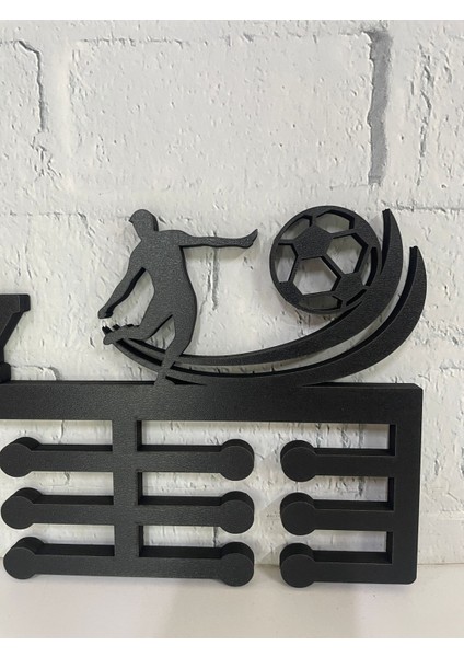 Madalya Askısı Futbol Temalı - Mdf, Kişiselleştirilebilen, Siyah Renk modelleri