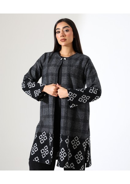 Pamuk Örme Ceketli Üç Parça Takım