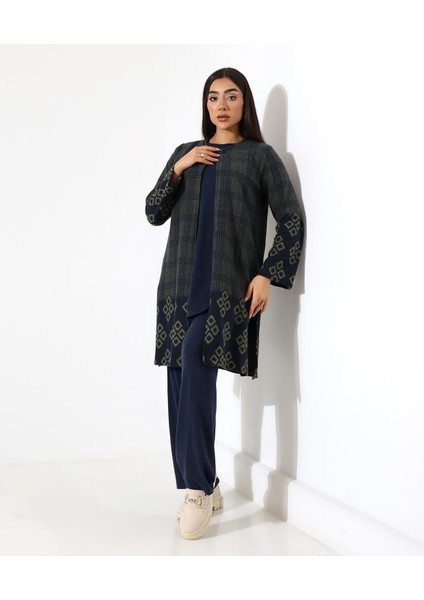 Pamuk Örme Ceketli Üç Parça Takım indirimleri