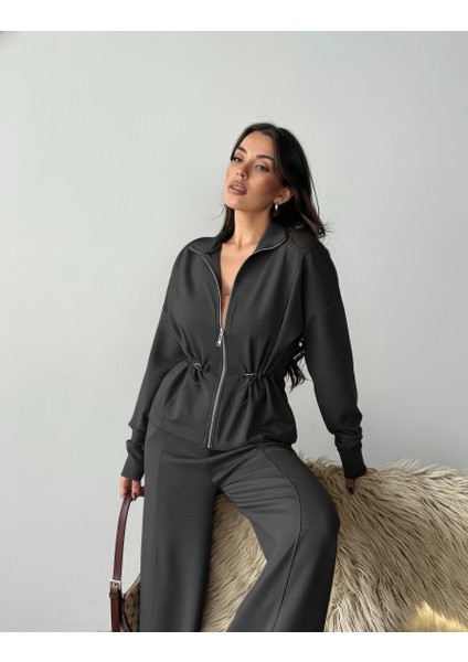 Antrasit Bel Büzgülü Modal Takım fiyatları