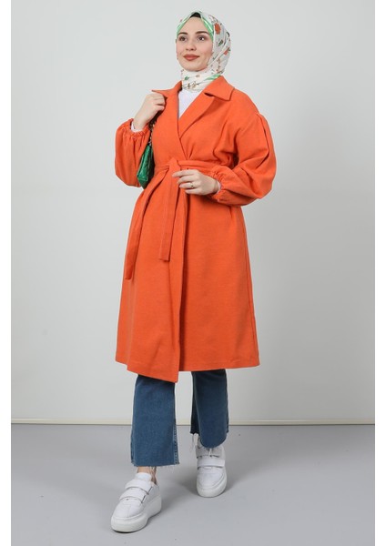 Asuman Kaşe Kaban Turuncu modelleri