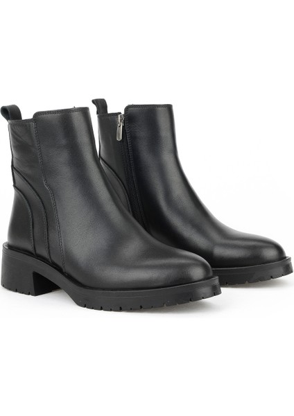 , Kadın Hakiki Deri Bot 153359Z622 Siyah fiyatları