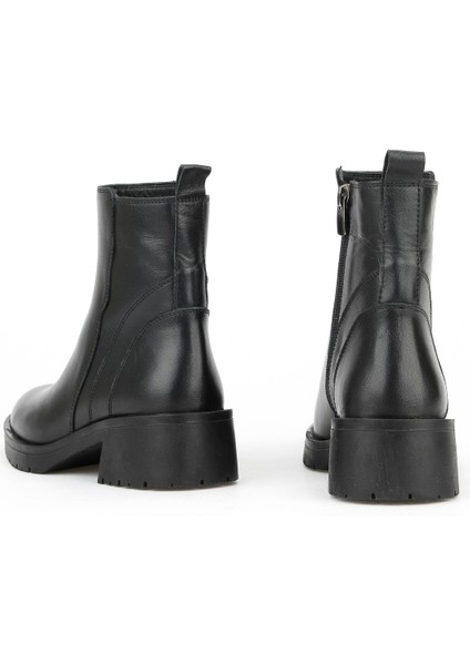 , Kadın Hakiki Deri Bot 153359Z622 Siyah modelleri