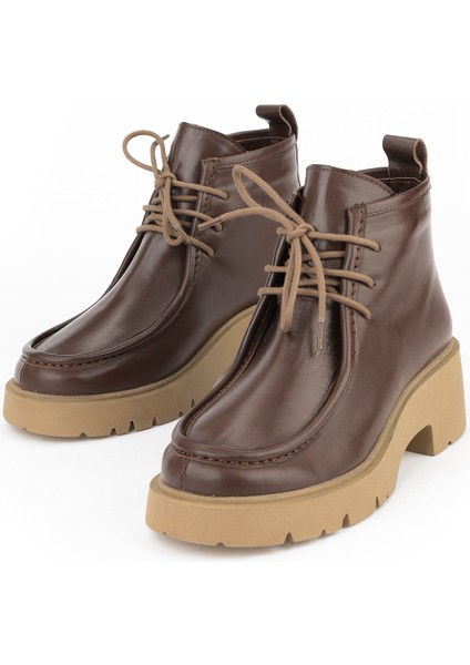 , Kadın Hakiki Deri Bot 1531030Z2590 Kahve indirimleri