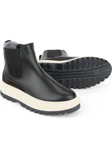 , Kadın Hakiki Deri Bot 1531020Z19402 Siyah fırsatları