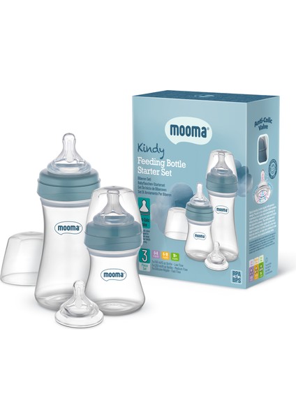 Kindy 150 ve 250 ml Biberon Başlangıç Seti