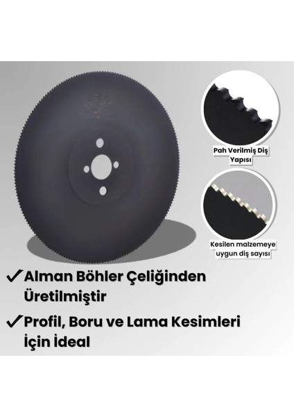Ø315X2.00X32 Glg Metal Kesim Testeresi Hss modelleri