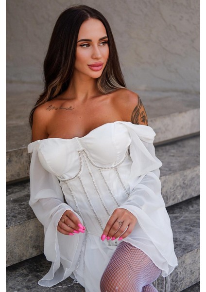 Corsica Stones Korsetta - Beyaz modelleri