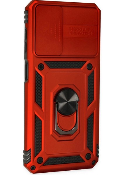 Ieg Samsung Galaxy A23 4g Kılıf Pars Lens Yüzüklü Silikon - Kırmızı fiyatları