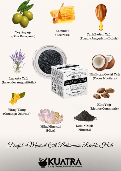 Lash Elixir Noir Eye Shadow/liner Multi-Use Tint With Lash &skin Care fiyatları