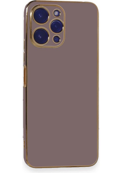 Xiaomi Poco M6 Pro 5g Kılıf Volet Silikon - Mor