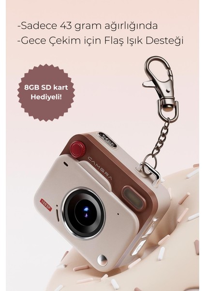 Mini Dijital Retro Kamera-(Hafıza Kartı Hediyeli) fırsatları