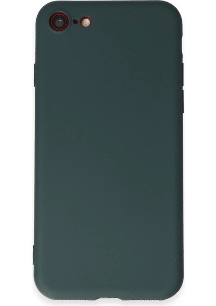 Iphone 7 Kılıf First Silikon - Koyu Yeşil