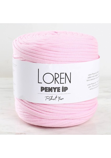 Loren Penye Kumaş El Örgü Ipi Toz Pembe - 29 - 33505