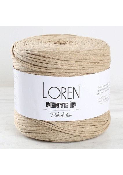 Loren Penye Kumaş El Örgü Ipi Bej - 31 - 34275